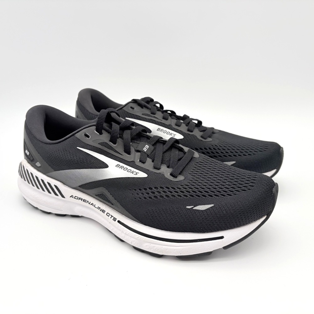 Brooks Adrenaline GTS 23 Running Shoes Womens Size 9B Black Lace Up